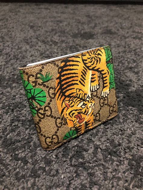 gucci bengal wallet ebay|Gucci tiger card holder.